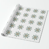 Moroccan Embroidery Star Cadeaupapier (Uitgerold)