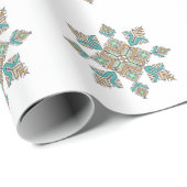 Moroccan Embroidery Star Cadeaupapier (Rol Hoek)