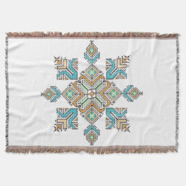 Moroccan Embroidery Star Deken