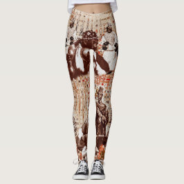 Moroccan Feast V4 Leggings