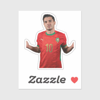 Moroccan Football Player Stickers