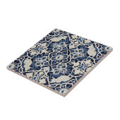 Moroccan Mediterranean Faux Diamond Tile Pattern Tegeltje (Zijkant)