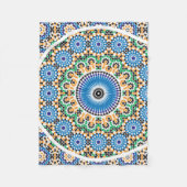 Moroccan Pattern Fleece Blanket (Voorkant)