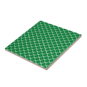 Moroccan Pattern Green Tegeltje