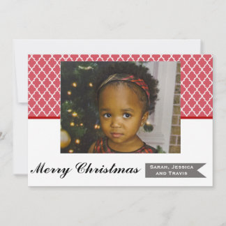 Moroccan Photo Christmas Card Feestdagenkaart