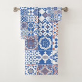 Moroccan tile bleu (En situation)