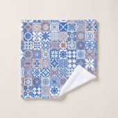 Moroccan tile bleu (Gant de toilette)