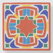 Moroccan Tile Marble Stone Coaster Stenen Onderzetter (Voorkant)