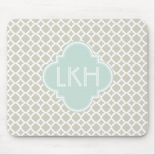 MOROCCAN TILE MONOGRAM MUISMAT