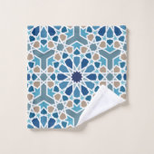 Moroccan Tile Pattern Bad Handdoek (Wasdoekje)