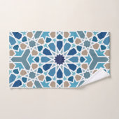 Moroccan Tile Pattern Bad Handdoek (Handdoek)
