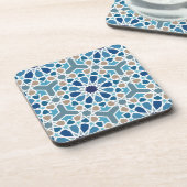 Moroccan Tile Pattern Bier Onderzetter (Linkerzijde)