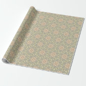 Moroccan Tile Pattern Cadeaupapier (Uitgerold)