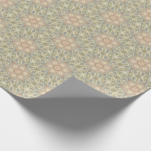 Moroccan Tile Pattern Cadeaupapier (Hoek)