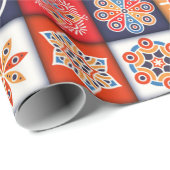 Moroccan Tile Pattern Cadeaupapier (Rol Hoek)
