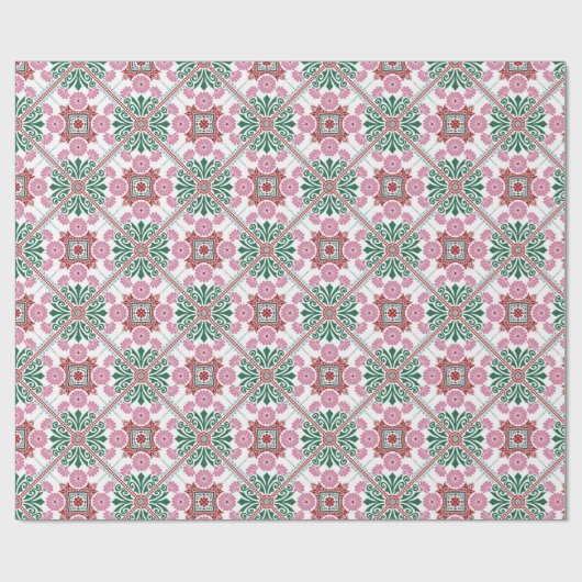 Moroccan Tile Pattern Cadeaupapier (Vlak)