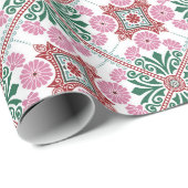 Moroccan Tile Pattern Cadeaupapier (Rol Hoek)