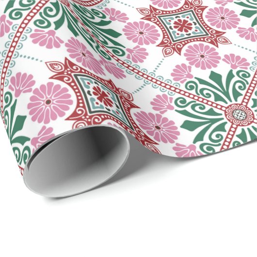 Moroccan Tile Pattern Cadeaupapier (Rol Hoek)