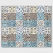 Moroccan Tile Pattern Cadeaupapier (Vlak)