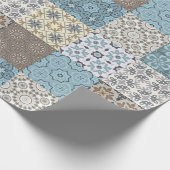 Moroccan Tile Pattern Cadeaupapier (Hoek)