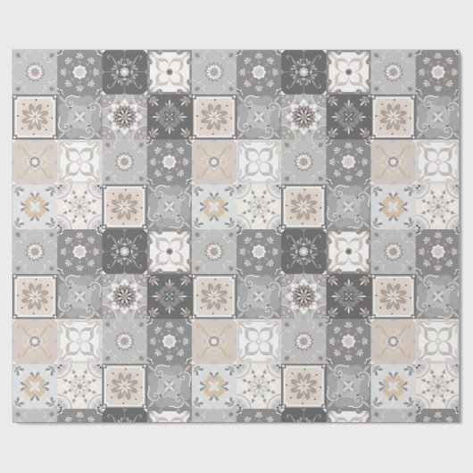Moroccan Tile Pattern Cadeaupapier (Vlak)