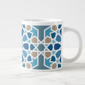Moroccan Tile Pattern Extra Grote Beker (Rechts)