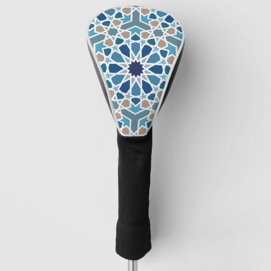 Moroccan Tile Pattern Golfheadcover (Voorkant)