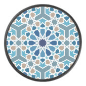 Moroccan Tile Pattern Hockey Puck (Voorkant)
