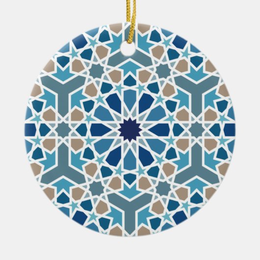 Moroccan Tile Pattern Keramisch Ornament (Voorkant)