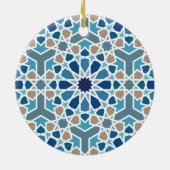 Moroccan Tile Pattern Keramisch Ornament (Achterkant)
