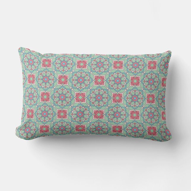 Moroccan Tile Pattern Kussen (Voorkant)