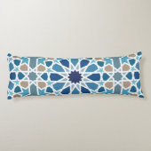 Moroccan Tile Pattern Lichaamskussen (Achterkant)