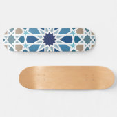 Moroccan Tile Pattern Skateboard (Horizontaal)