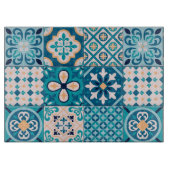 Moroccan Tile Pattern Snijplank (Voorkant)