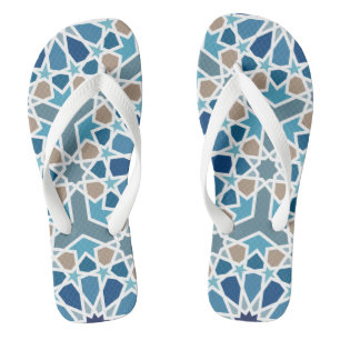 Moroccan Tile Pattern Teenslippers