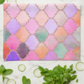 Moroccan Tile Pattern Theedoek (Gevouwen)