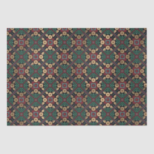 Moroccan Tile Pattern Tissuepapier (Voorkant)