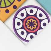 Moroccan Tile / Quilt Pattern Fleece Deken (Hoek)