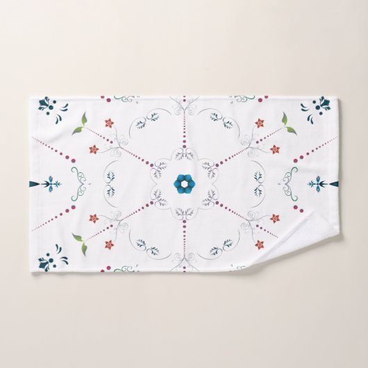 Moroccan Zelije !Moroccan Zellige (Serviette à main)