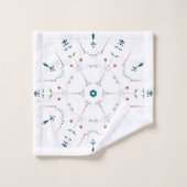 Moroccan Zelije!Moroccan Zellige Bad Handdoek (Wasdoekje)