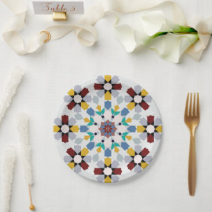 Moroccan Zelije!Moroccan Zellige Papieren Bordje
