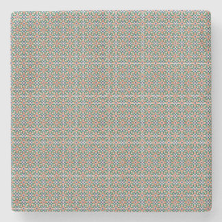 Moroccan Zellige Pattern Geometric Coaster Stenen Onderzetter