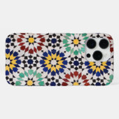 Moroccan Zellige Phone Case – Traditional Tile Pat iPhone Hoesje (Achterkant horizontaal)
