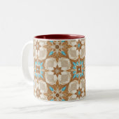 Moroccan Zellij Tile Art Mug (Devant gauche)