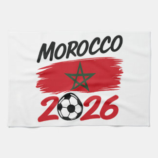Morocco 2026 Soccer Fan Football Supporter Pride Theedoek