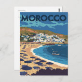 Morocco Coastal Town Briefkaart (Voorkant / Achterkant)