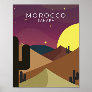 Morocco Sahara Poster