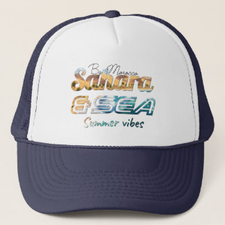 Morocco Sahara & Sea Summer Vibes Design Trucker Pet
