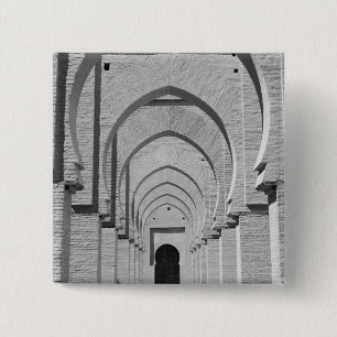 MOROCCO, Tizi, N, Test Pass Road, TIN MAL: Vierkante Button 5,1 Cm