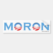 Moron Bumpersticker (Voorkant)